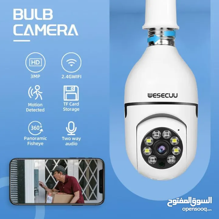 Smart Wifi Camera Calus E27pro