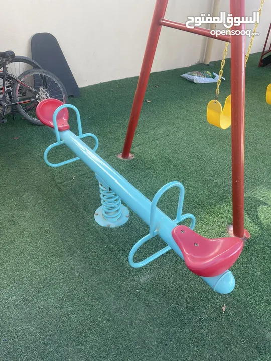 العاب لحديقة منزل للاطفال مستخدم فترة بسيطه ونظيف جدا BACKYARD PARK  PLAYGROUND OUTDOOR TOYS