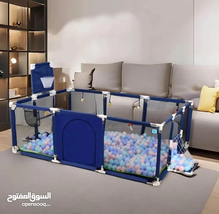 ملعب الأطفال بالحجم السوبر صار متوفر خلي أولادك يعيشوا المتعة بأمان ومرح!  سلة ألعاب وكرات الاطفال