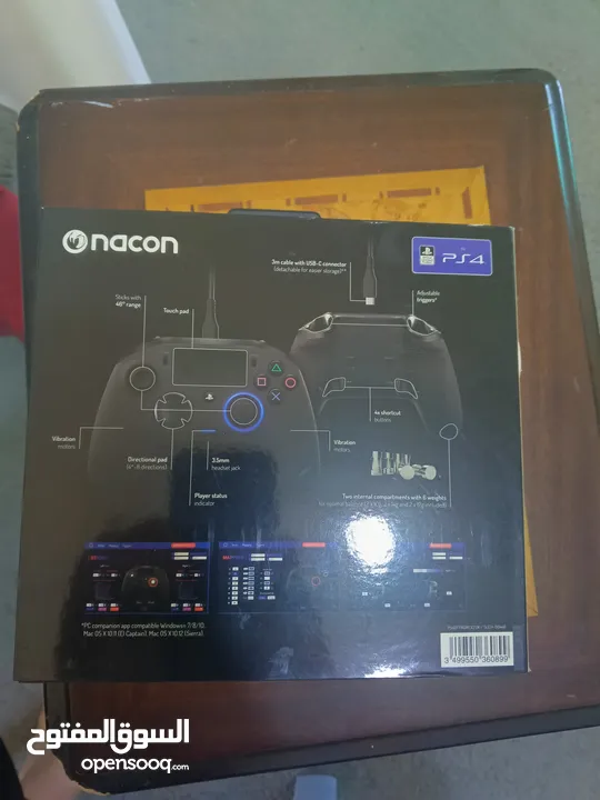 كنترولر احترافي لل بلايستيشن 4 والبي سي controller Nacon Pro 2 for (ps4/pc)