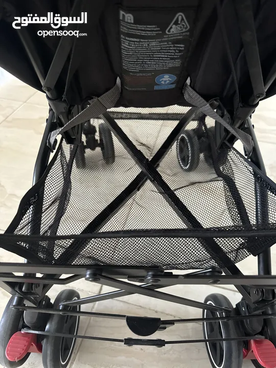 عرباية  اطفال mothercare لون اسود ورمادي