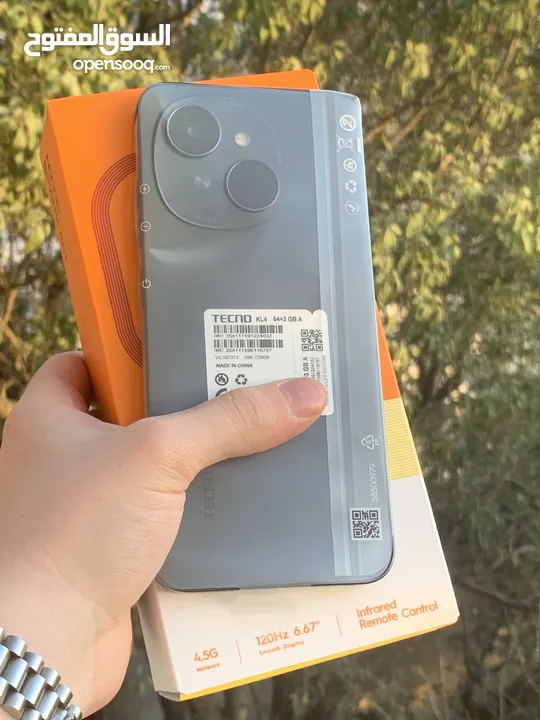 شبيه الايفون تكنو سبارك g1 128 جيجا الرام 4GB+4GB كفالة 13 شهر على الجهاز طبعا جديد مع مرفقاته