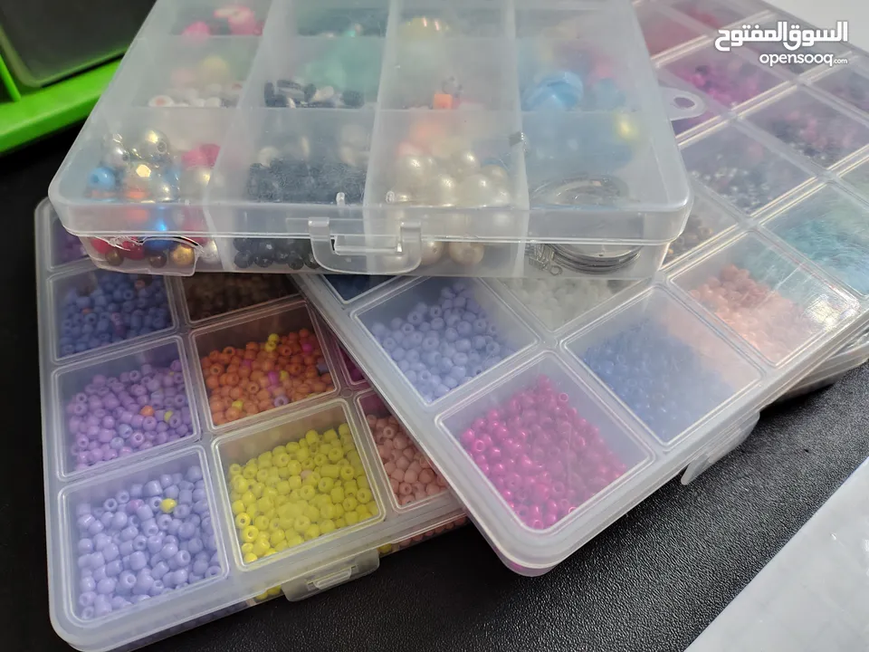 مشروع خرز كامل مع الخزانه والعلب والخيطان
