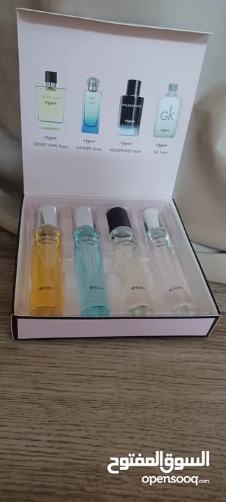 عطور برفيوم 30مل 4قطع 8ريال