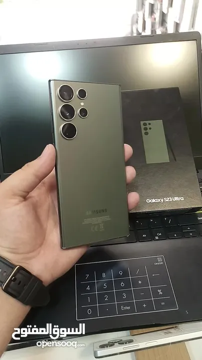 Samsung S23 Ultra 256 GB وارد شرق اوسط  مع الكرتونه ( وكااله )