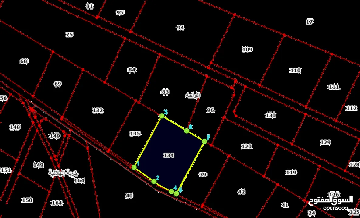 ارض للبيع مادبا الواحة قطعة أرض على مدخل مدينة الأمير هاشم الرياضية واصل جميع الخدمات بمساحة 6 دونم
