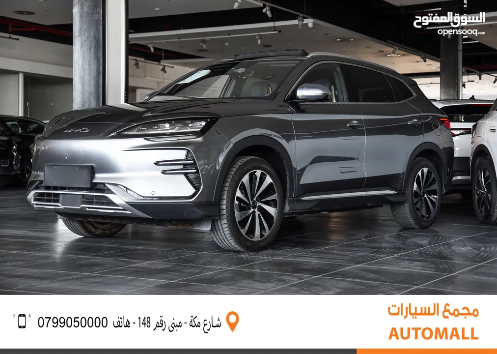 بي واي دي سونج بلس فلاج شيب كهربائية بالكامل 2024 BYD Song Plus Flagship Champion Edition SUV EV
