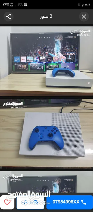 اكس بوكس ون اس  مساحة ون  تيرا  طبعا بحالة ممتازة اقرأ  الوصف