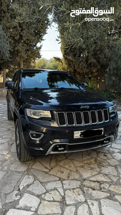 Jeep Grand Cherokee Overland 2014  جيب ‎جراند شروكي اوفر لاند 2014  (غير مجمركة) اعفاء