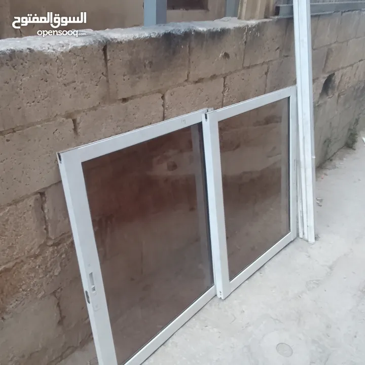 شباك ألمنيوم تفصيل مقاس 150/100