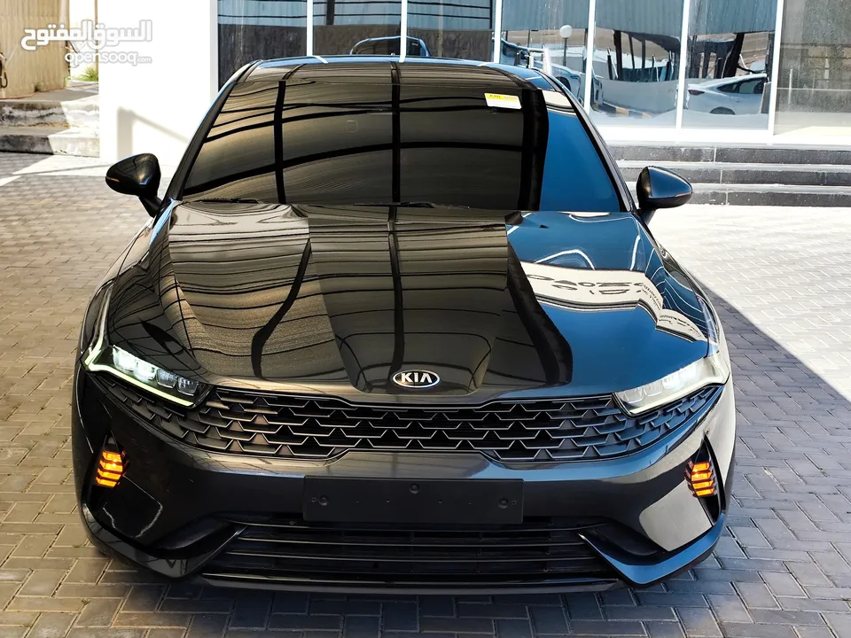 كيا K5 HYBRID الشكل الجديد حرة وارد كوري فحص كامل بحالة الوكالة وصول جديد من كوريا