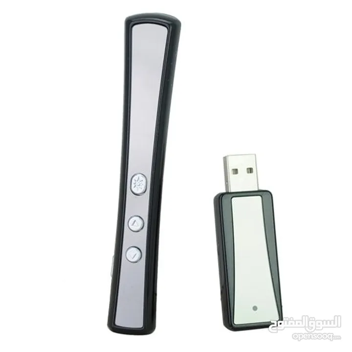 Wireless USB Word PowerPoint Presenter PPT Teach Red Laser Pointer Pen قلم لايزر