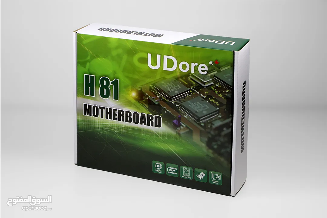 ماذر بورد كمبيوتر جيل رابع من يودور سرعة 1600 UDORE MotherBoard H81 For 4th Gen Intel