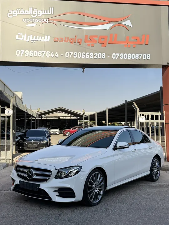 مرسيدس E350 2020 AMG فحص كامل فل اضافات اعلى صنف وارد المانيا ممشى قليل بحالة الوكالة