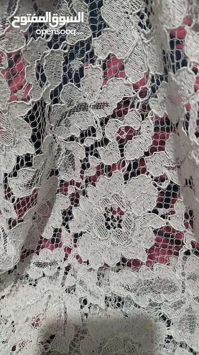 فستان ابيض للسهرات / بسعر مغري/
