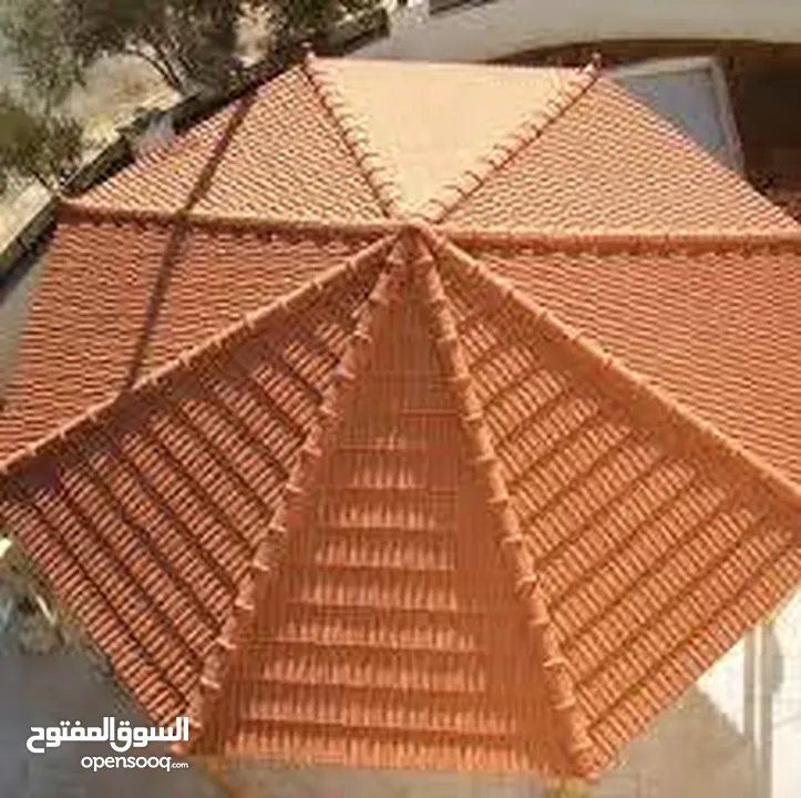 قرميد  مؤسسه العماوي لكافه اعمال تركيب القرميد والديكور والبرڨولاء تركيب وصيانه