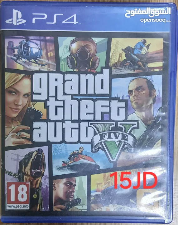 CD PS4 مستعمل عرض خاص خصم3دنانير
