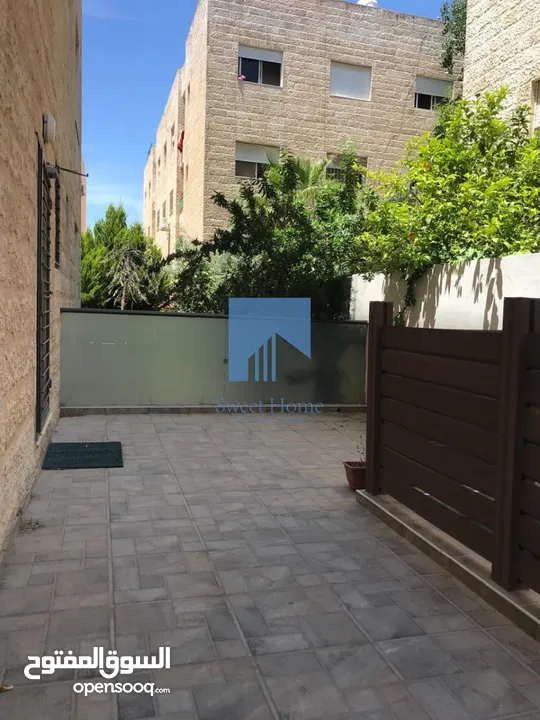 شقة أرضية مفروشة فاخرة للبيع في الجندويل 185م مع ترس 25م تشطيب سوبر ديلوكس بسعر مغري