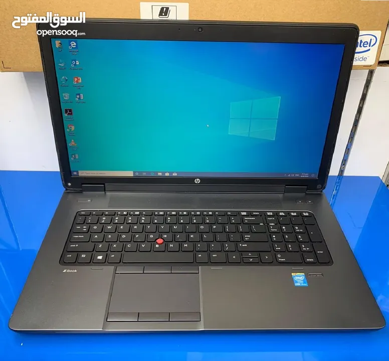 لابتوب الوحش HP ZBOOK ، شاشة عملاقة 17.3، كارت شاشة خارجي للإلعاب ، كور i7 ، رام 8 كيكا ، SSD 256