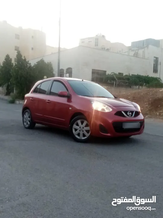 نيسان ميكرا موديل 2020 لون خمري ميتالك فحص كامل