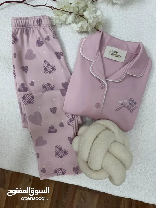 بيجامات شتوية بخامة ثقيلة ومكفولة باسعار تناسب الجميع