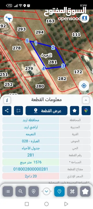 أرض للبيع بسعر حررق