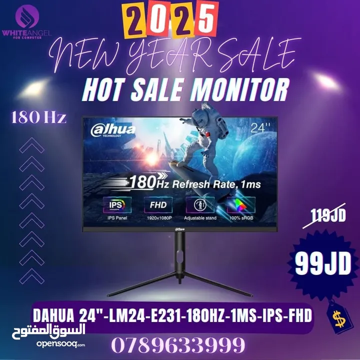 عرض جديد شاشه جيمنج من ايسر 22" 100HZ IPS  جديده ب 55 د فقط