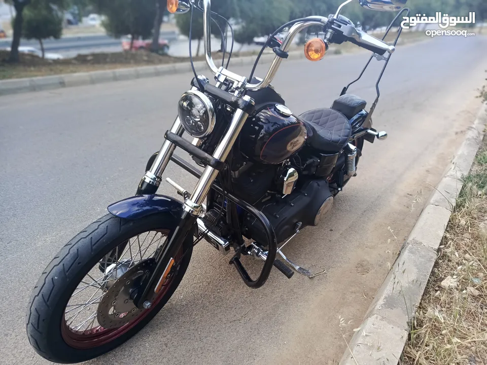Harley Davidson street bob 2013.1700ccبحاله الوكاله