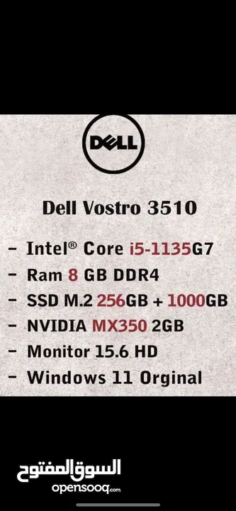 لابتوب Dell Vostro 3510 مستعمل بحال الوكااااالة للبيع لعدم حاجته