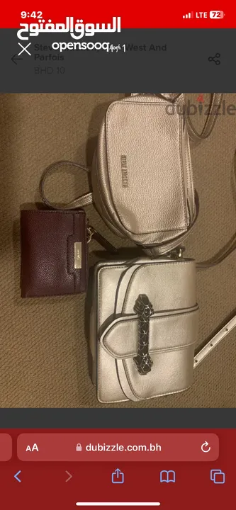 Steve madden, parfois small sling bag And ninewest wallet all original