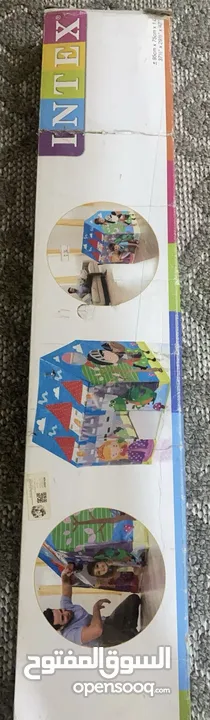 خيمه اطفال جديده بالكرتونة نوع Intex