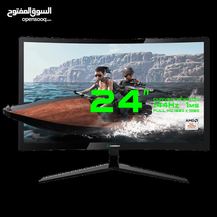 شاشه جيماكس 24 انش / بوصة  1080 Gamemax 24 inch  Monitor