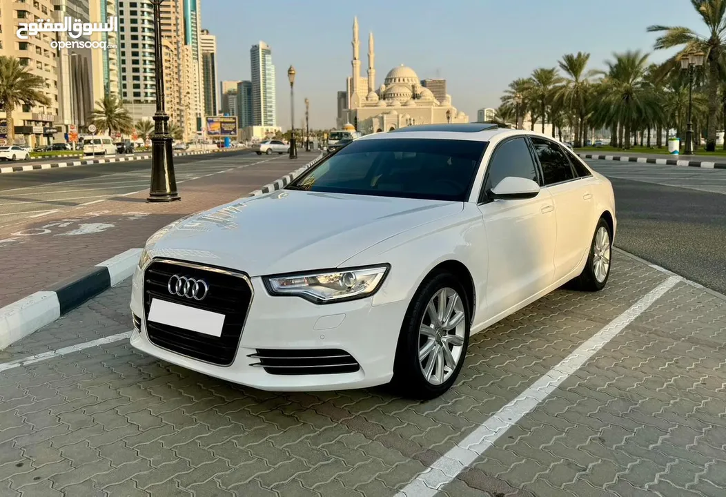 Audi S LINE.A6.2014 in very good condition.GCC. First owner. No accidents at all