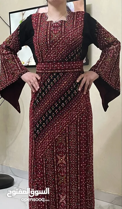 ثوب تطريز يدوي فلسطيني جميل جدا"جدا"