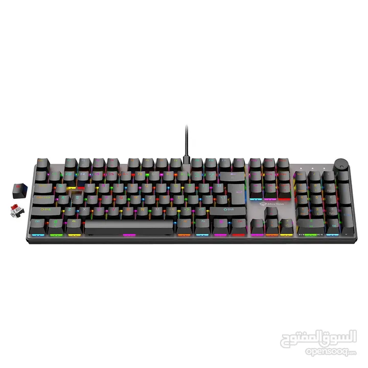 Meetion MK009 Pro Hot-Swap Mechanical Keyboard Red Switch كيبورد جيمنغ