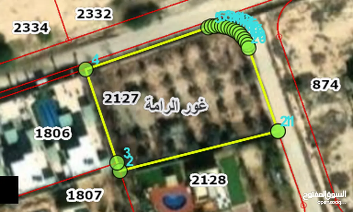 فااخرة ارض مميزة من المالك مباشرة بجانب منتجع البحيرة