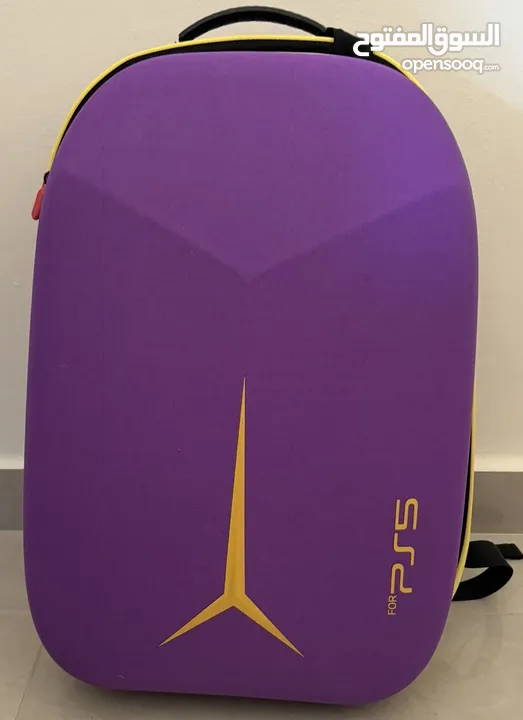 حقيبة تخزين واقية لجهاز البلايستيشن PS5 - PS5 Slim  مع ذراعين كتف PS5 Carrying Travel Storage Bag