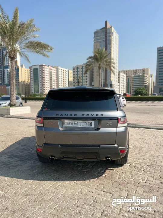 RANGE ROVER SPORT 2016 HST SUPERCHARGED GREY BODY   WITH RED & BLACK INTERIOR