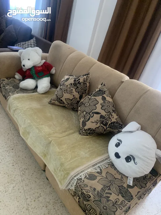 طقم كنب الدب وقطعتين كورنر