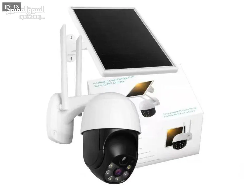 كاميرا PTZ خارجية 4G بالطاقة الشمسية
