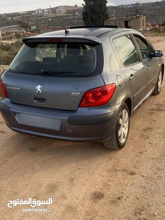 بيجو 307 موديل 2007 للبيع – نظيفة وجاهزة للاستعمال