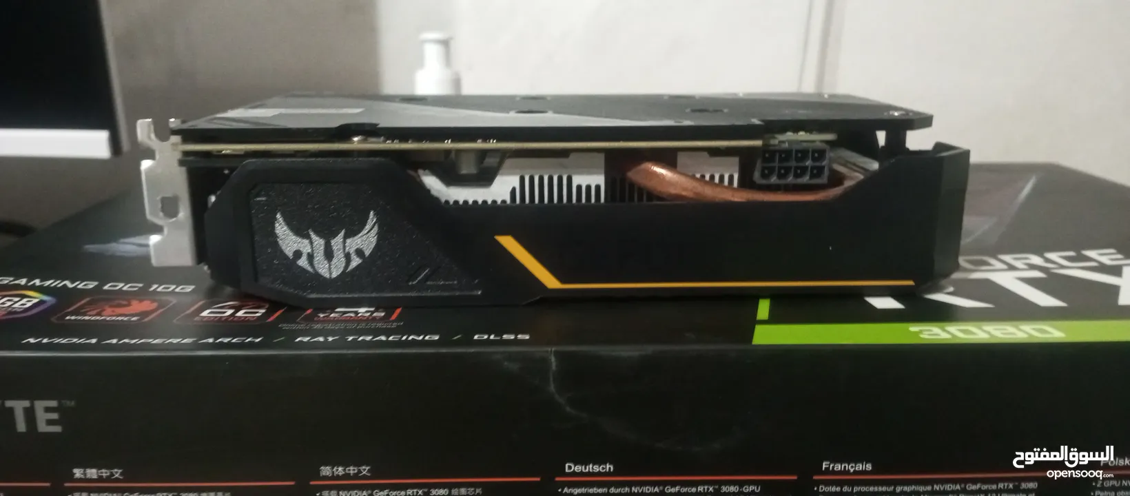 كرت شاشه 1660ti asus