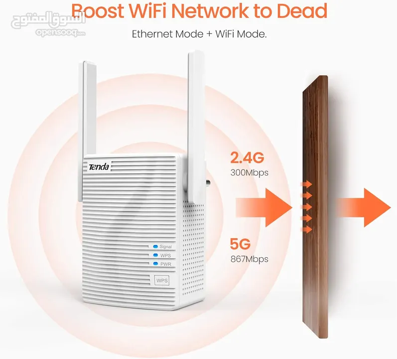موسع انترنت شبكات انترنت وايرلس تيندا  Tenda A18 Extender For internet connection