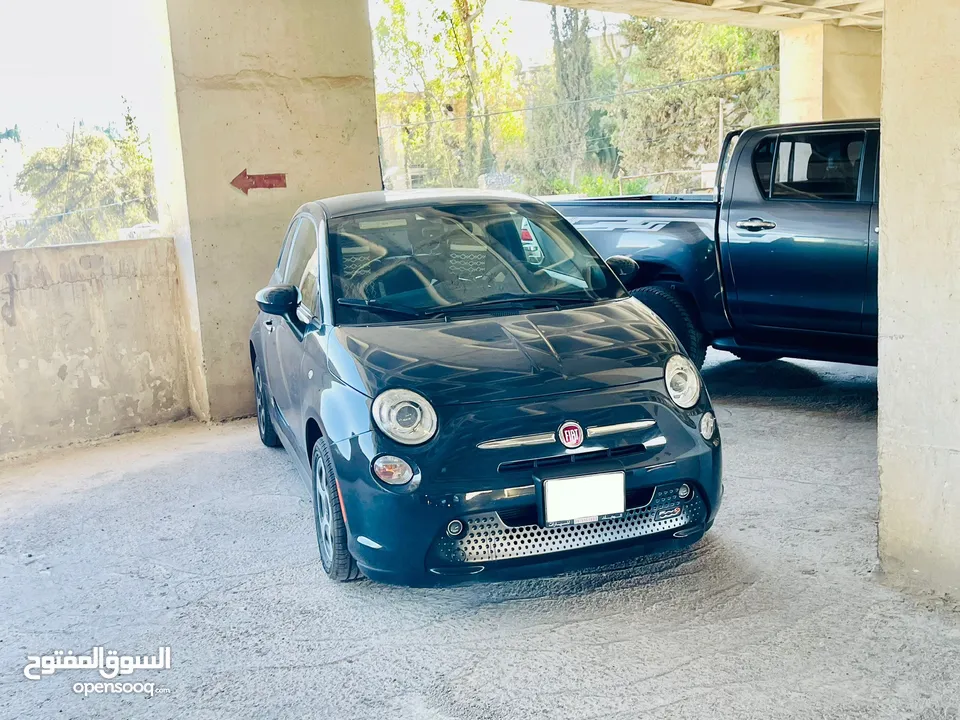 فيات 500e كهرباء 2017 للبيع – ممشى قليل – بحالة ممتازة