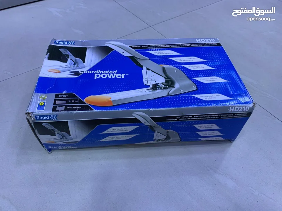 مثقب مكبس ورقي 200ورقه ماركه Rapid الاصلي للمكتبات