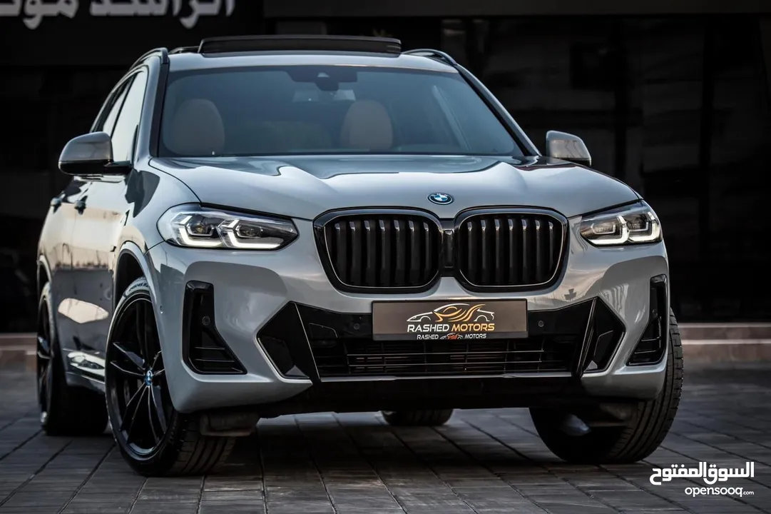 جيب BMW x3 M لون باطوني بنزين وكهرباء