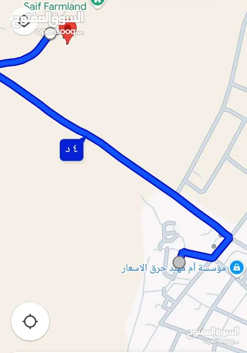 ارض للبيع في مدينه الكرك العدنانيه سدور محنا مستطيلة الشكل تصلح مزرعه للاتصال مع المالك مباشره على ر