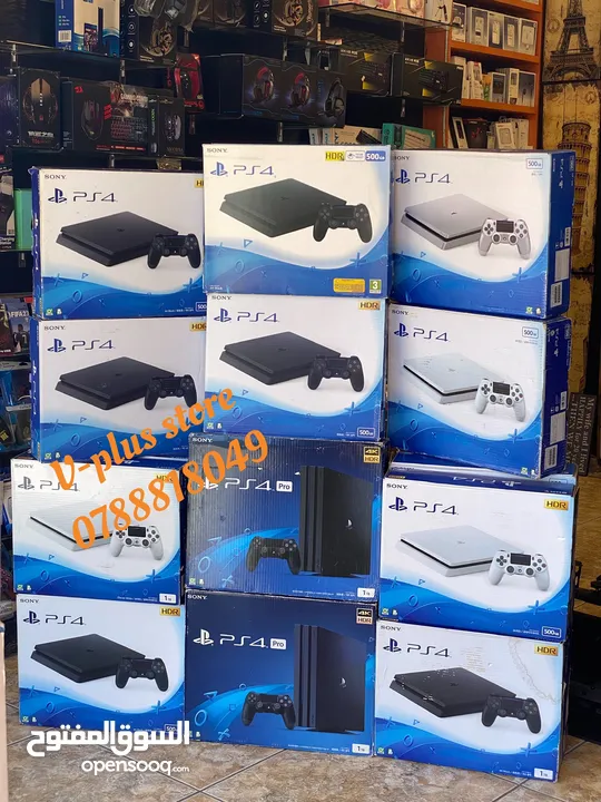 عروض على اجهزة البلايستيشن فور PS4FAT &Ps4 SLIM& & ps5 & ps3 افضل العروض والأسعار في المملكة