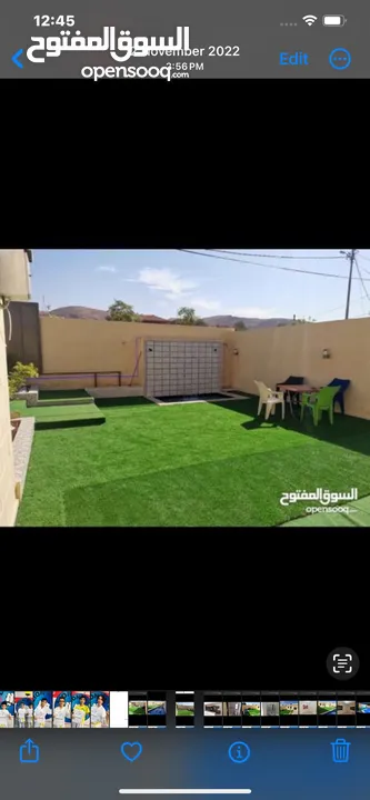 شاليه جميل جدا مع بركة سباحه بأعلى المقاييس للبيع