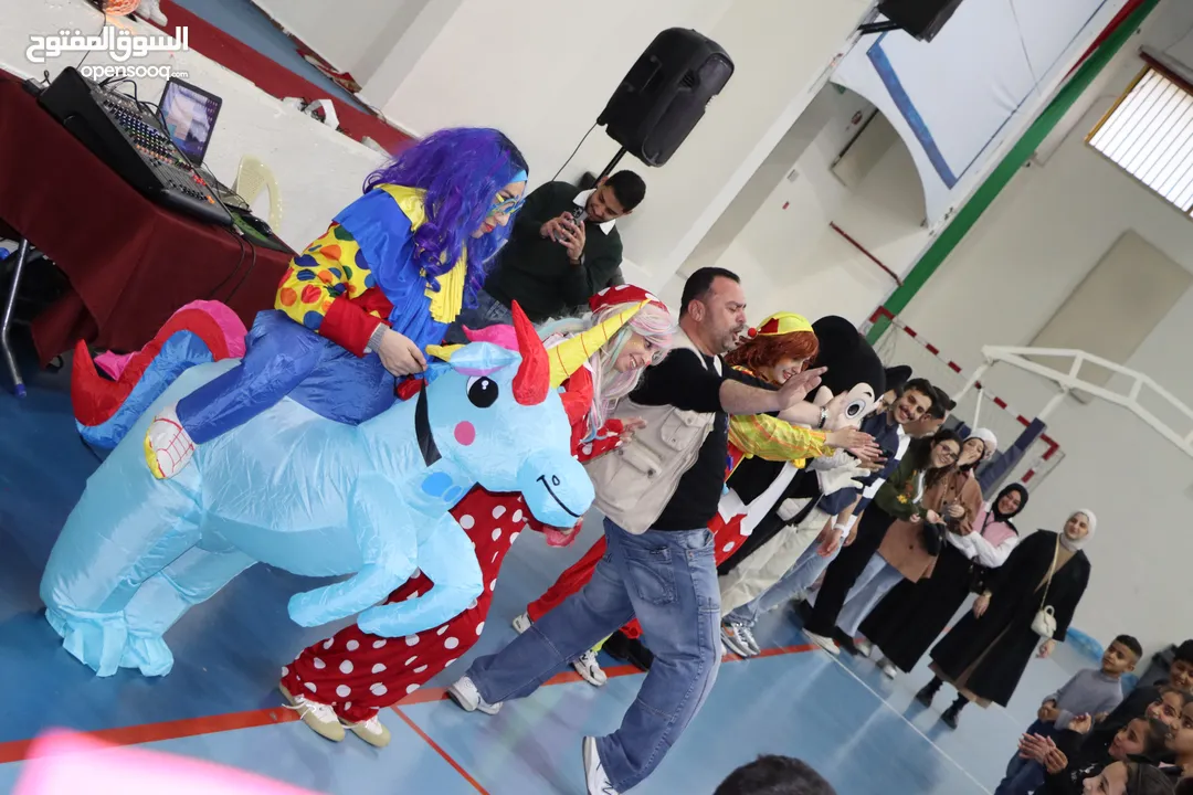 شخصية كرتونية يونيكورن _Unicorn لأعياد الميلاد وحفلات الأطفال